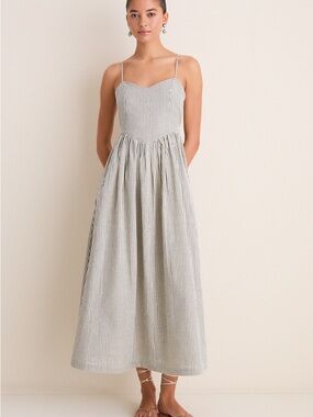 Tuckernuck Newburyport Stripe Cotton Day Dress